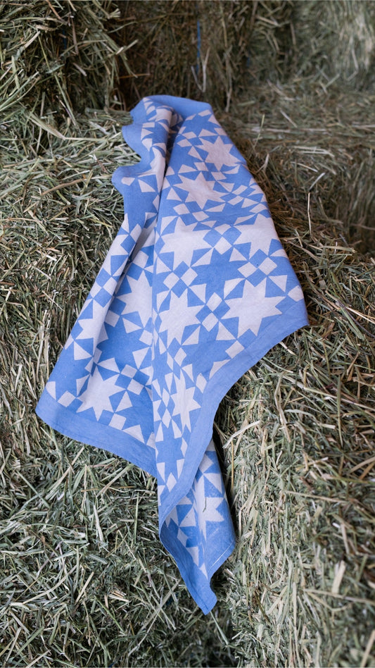 Lone Star Bandana in Sky Blue