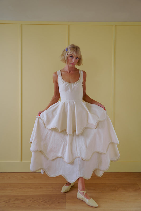 The Millie Dress in Natural