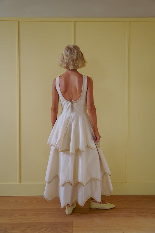 The Millie Dress in Natural