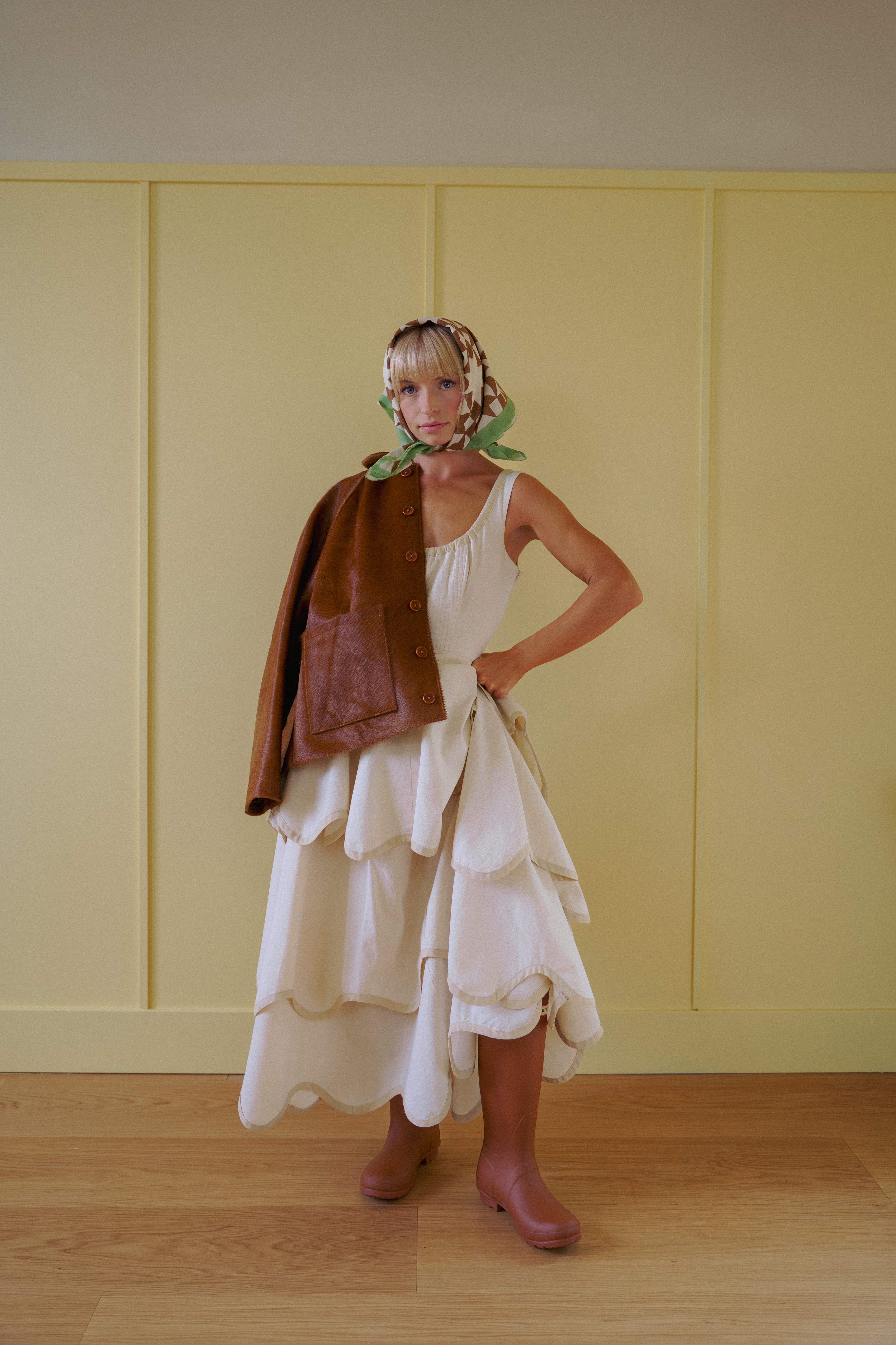 The Millie Dress in Natural- PREORDER – Alli Marye