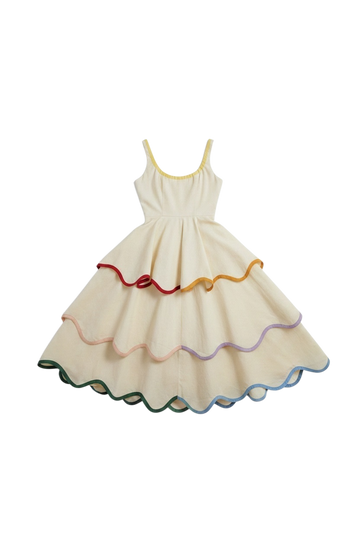 The Millie Dress in Rainbow