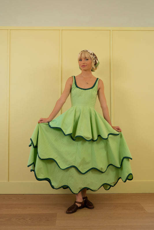 The Millie Dress in Matcha - PREORDER