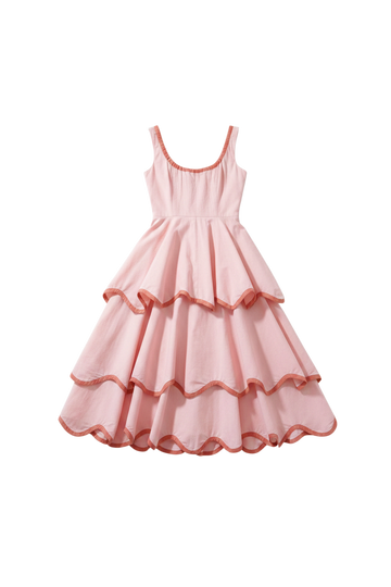 The Millie Dress in Pink Bloom