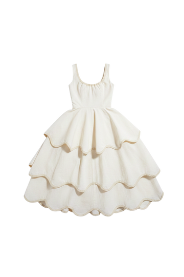 The Millie Dress in Natural