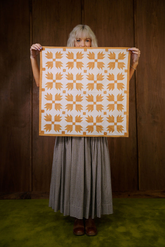 Maple Leaf Bandana in Orange - PREORDER