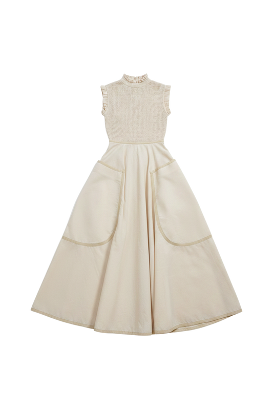 The Margot Dress in Natural