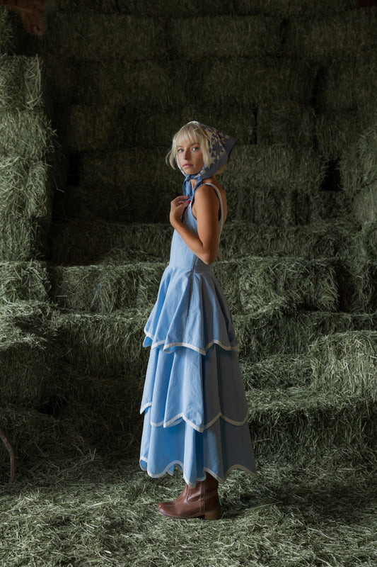 Millie Dress in Sky Blue
