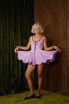 The Millie Mini Dress in Purple - PREORDER