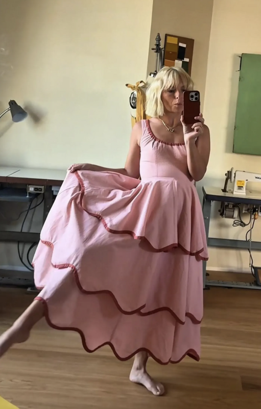 The Millie Dress in Pink Bloom - PREORDER ONLY