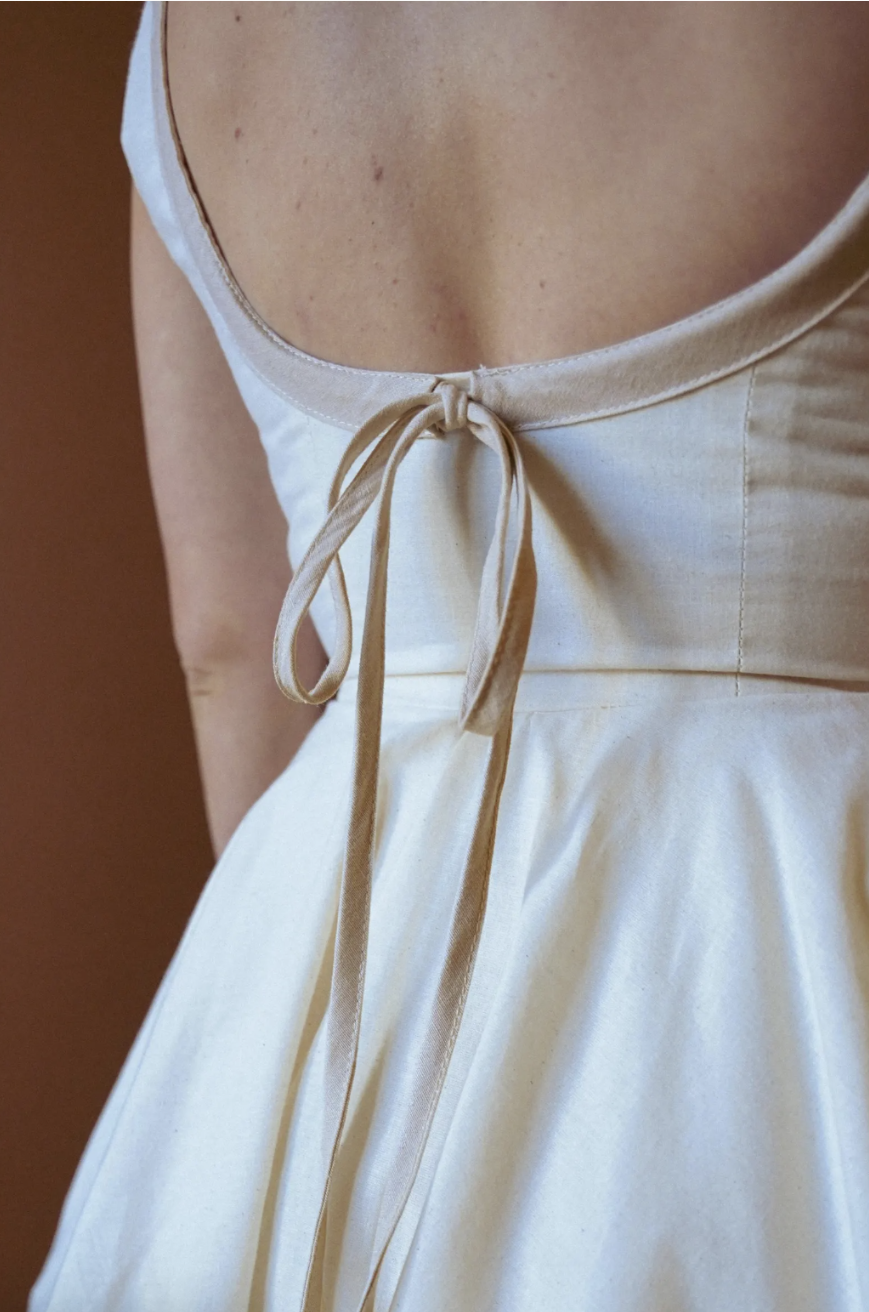 The Millie Dress in Natural - PREORDER ONLY