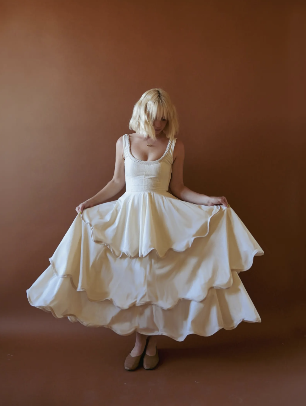 The Millie Dress in Natural - PREORDER ONLY