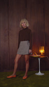 The Audrey Turtleneck Sweater in Mocha - PREORDER